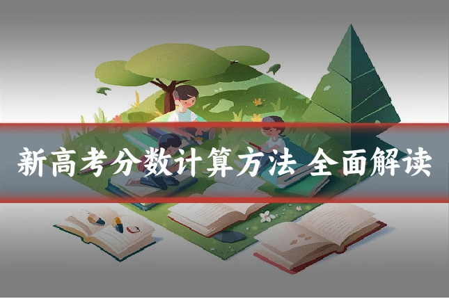 新高考分数计算方法 全面解读