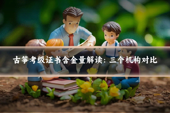 古筝考级证书含金量解读：三个机构对比