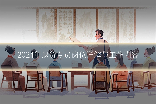 2024年退货专员岗位详解与工作内容