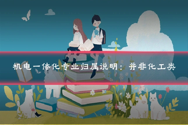 机电一体化专业归属说明：并非化工类