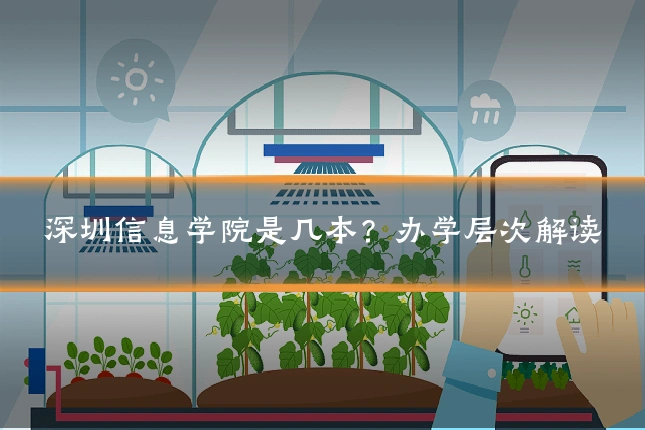 深圳信息学院是几本?办学层次解读