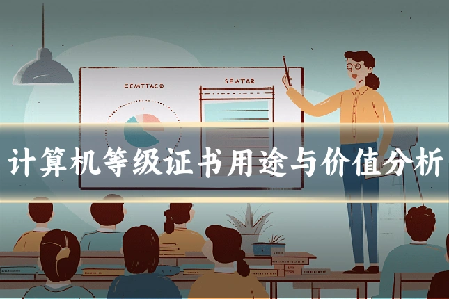 计算机等级证书用途与价值分析