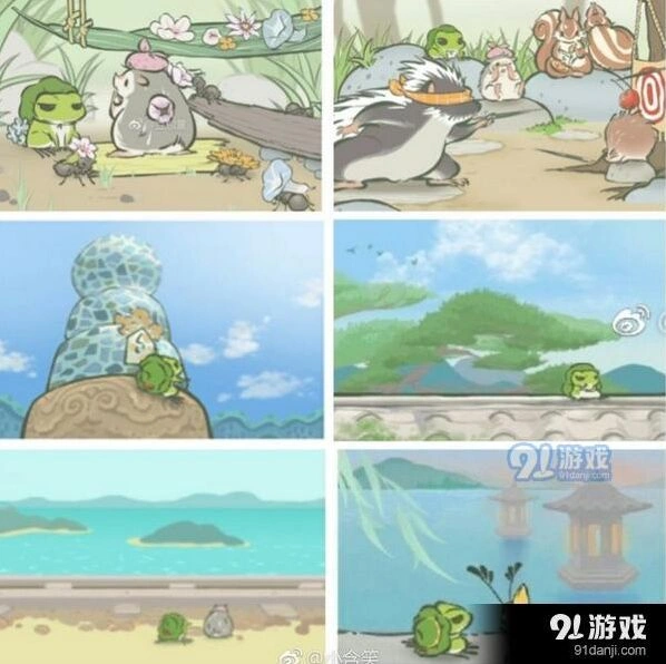 旅行青蛙中国版稀有明信片全览