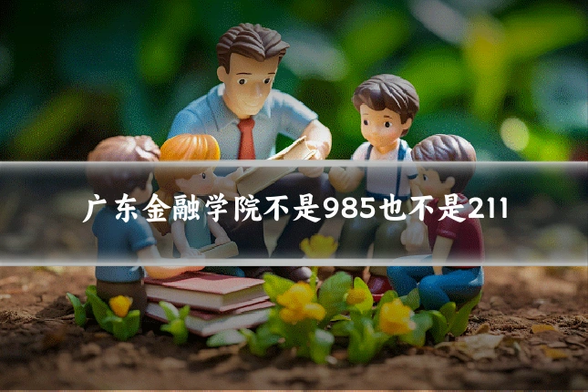广东金融学院不是985也不是211