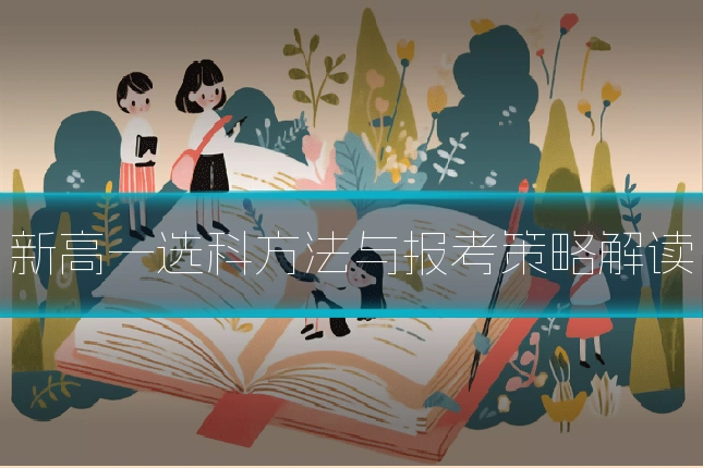 新高一选科方法与报考策略解读