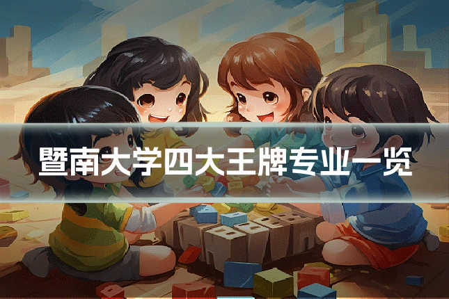 暨南大学四大王牌专业一览