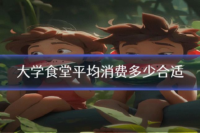 大学食堂平均消费多少合适