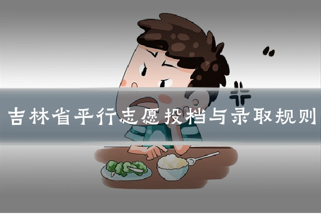 吉林省平行志愿投档与录取规则