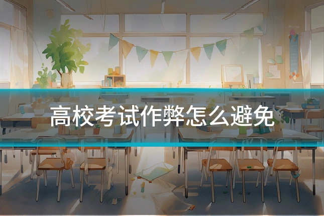 高校考试作弊怎么避免