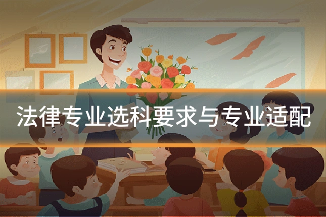 法律专业选科要求与专业适配