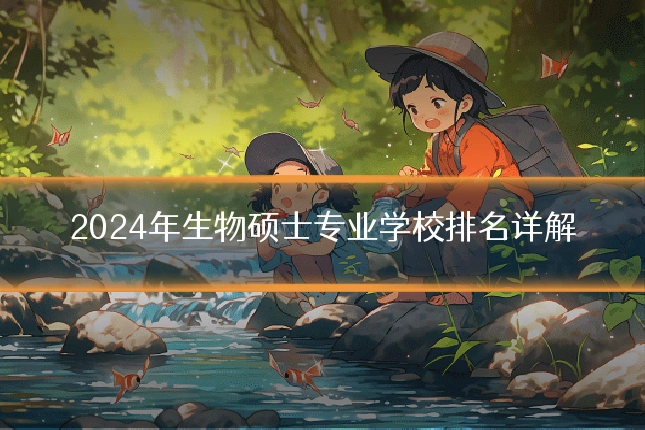 2024年生物硕士专业学校排名详解