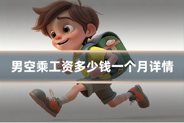 男空乘工资多少钱一个月详情