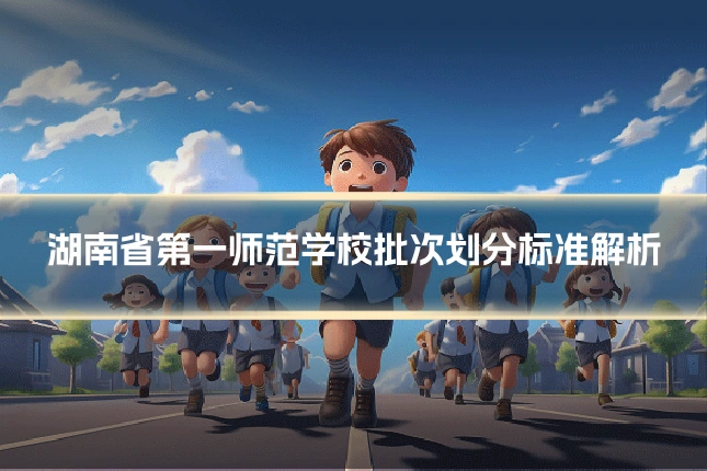 湖南省第一师范学校批次划分标准解析