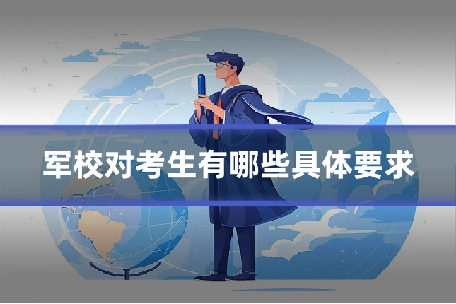 军校对考生有哪些具体要求