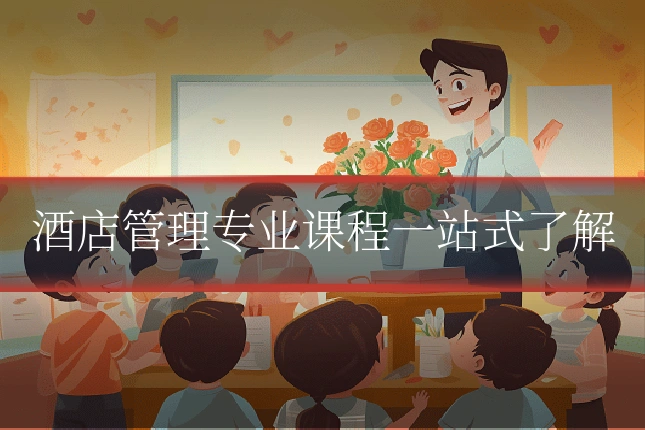 酒店管理专业课程一站式了解