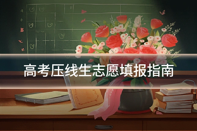 高考压线生志愿填报指南