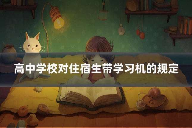 高中学校对住宿生带学习机的规定