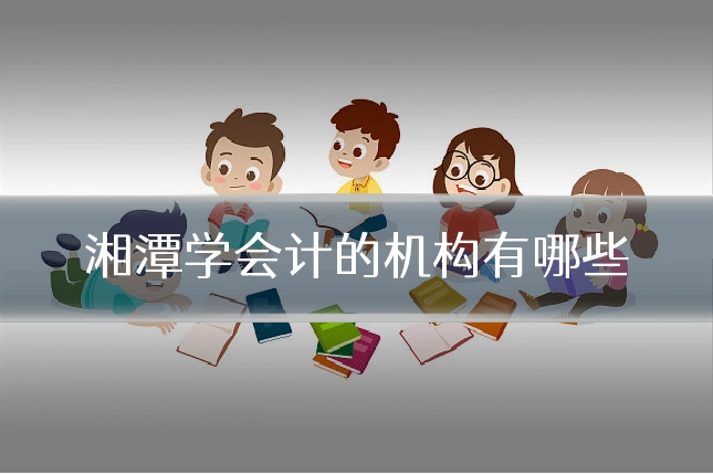 湘潭学会计的机构有哪些