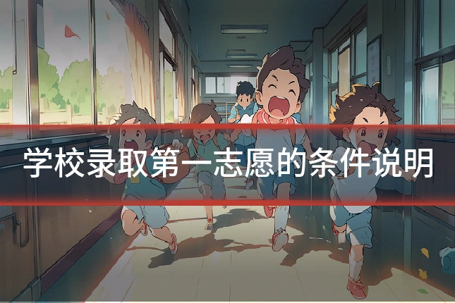 学校录取第一志愿的条件说明