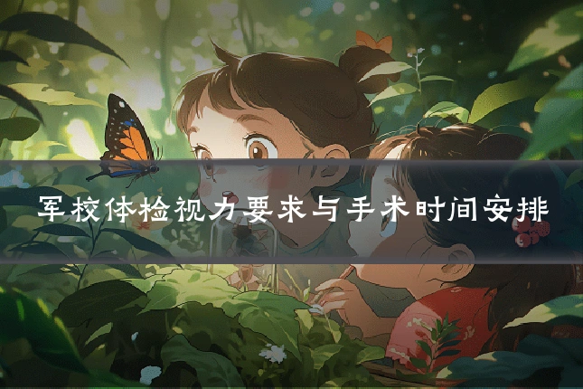 军校体检视力要求与手术时间安排