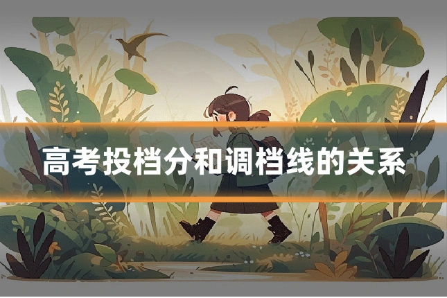 高考投档分和调档线的关系