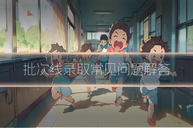 批次线录取常见问题解答