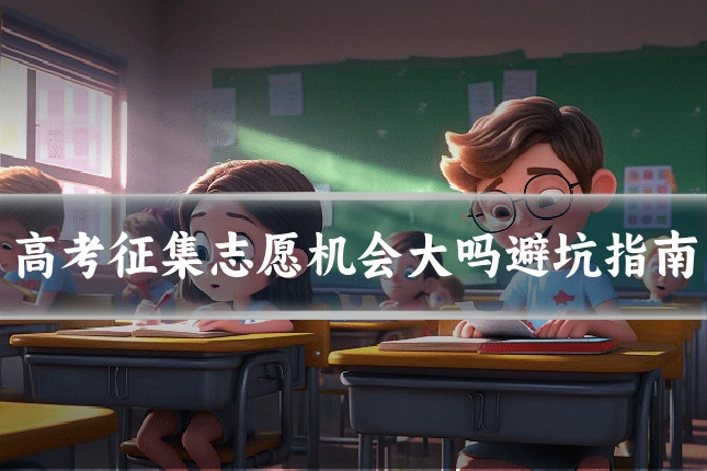 高考征集志愿机会大吗避坑指南