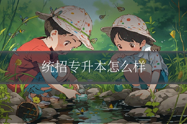 统招专升本怎么样