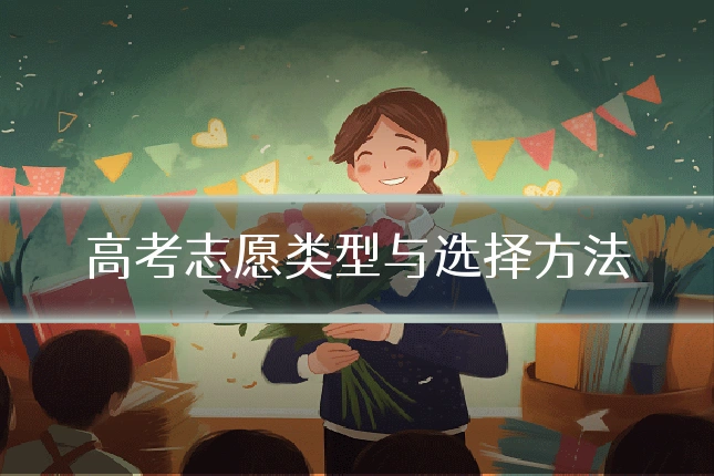 高考志愿类型与选择方法