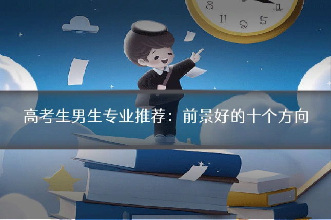 高考生男生专业推荐：前景好的十个方向