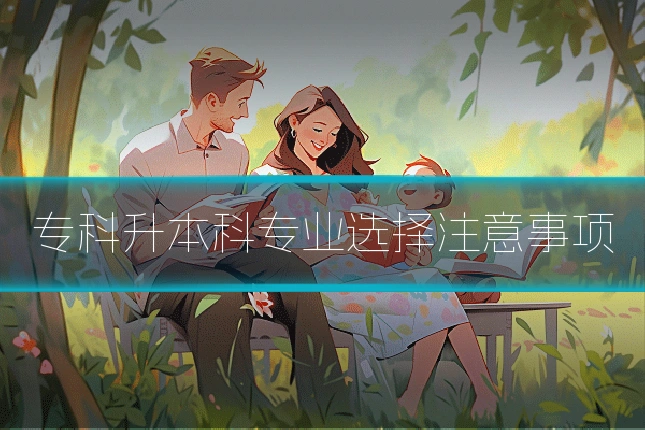 专科升本科专业选择注意事项
