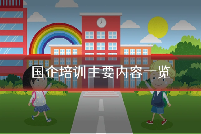 国企培训主要内容一览