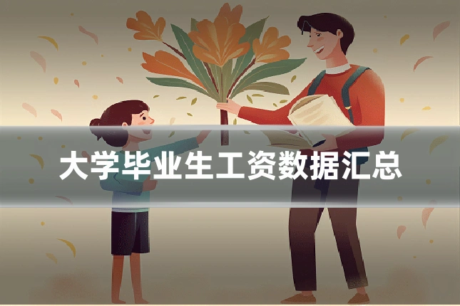 大学毕业生工资数据汇总