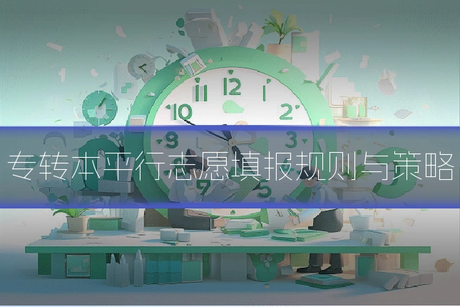 专转本平行志愿填报规则与策略