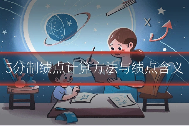 5分制绩点计算方法与绩点含义