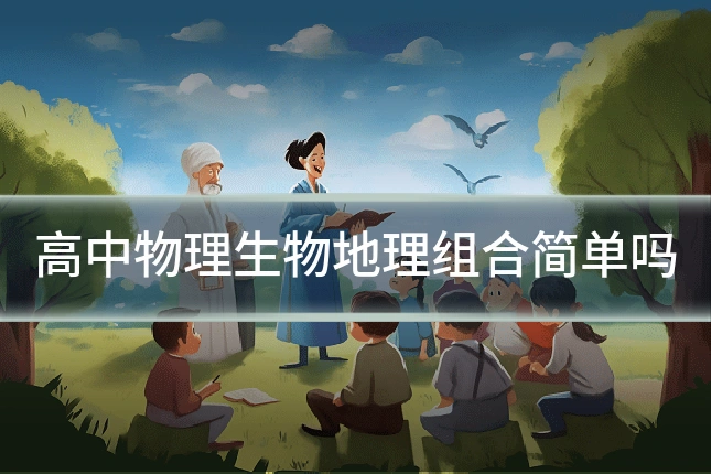 高中物理生物地理组合简单吗