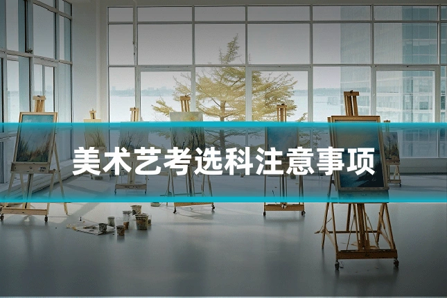 美术艺考选科注意事项
