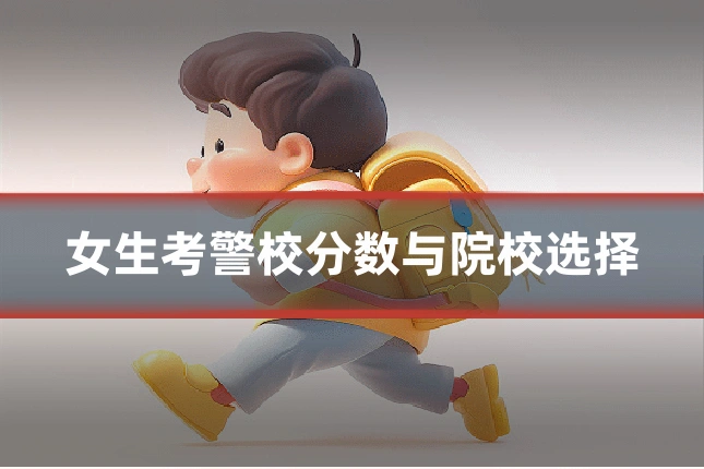 女生考警校分数与院校选择