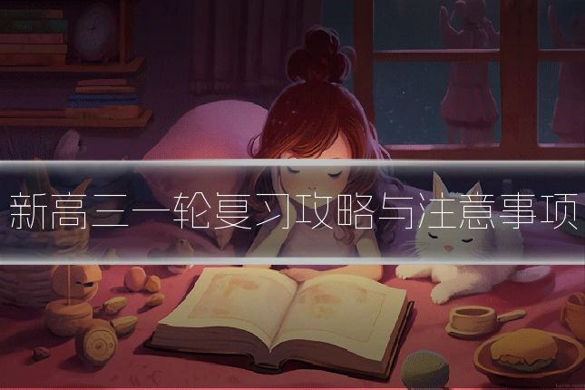 新高三一轮复习攻略与注意事项