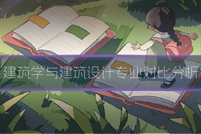 建筑学与建筑设计专业对比分析