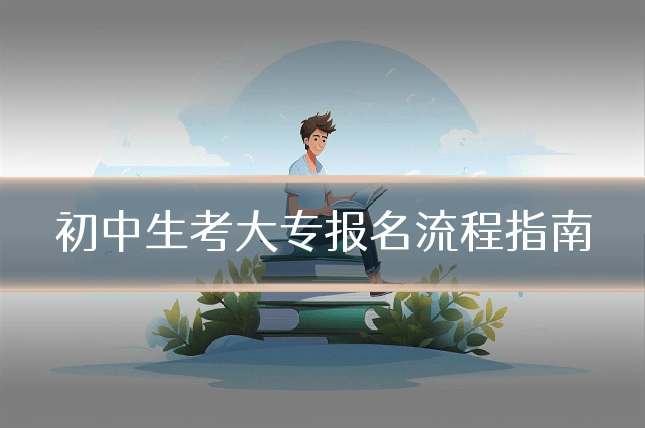 初中生考大专报名流程指南