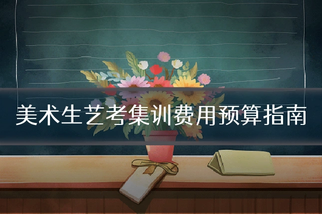 美术生艺考集训费用预算指南