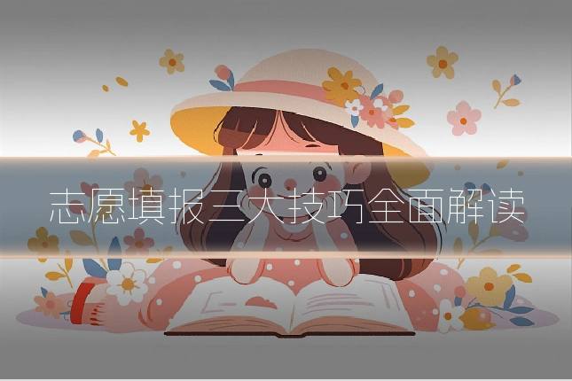 志愿填报三大技巧全面解读