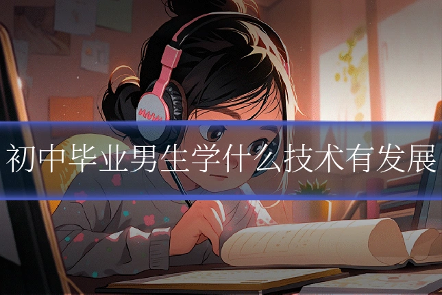 初中毕业男生学什么技术有发展