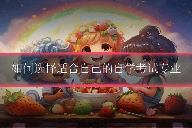 如何选择适合自己的自学考试专业