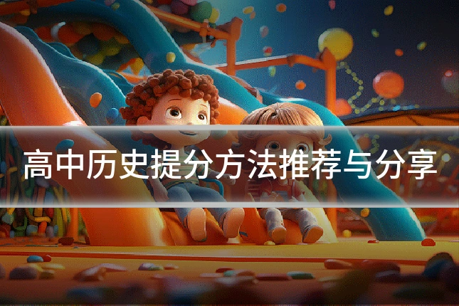 高中历史提分方法推荐与分享
