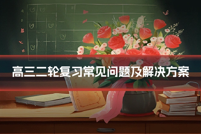 高三二轮复习常见问题及解决方案