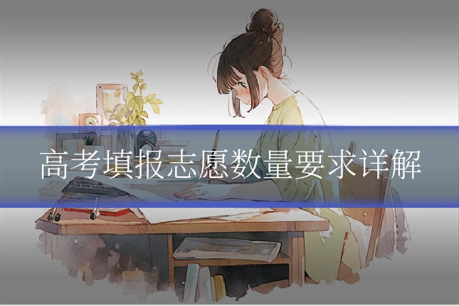 高考填报志愿数量要求详解