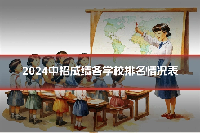 2024中招成绩各学校排名情况表