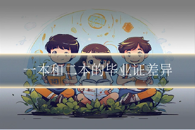 一本和二本的毕业证差异